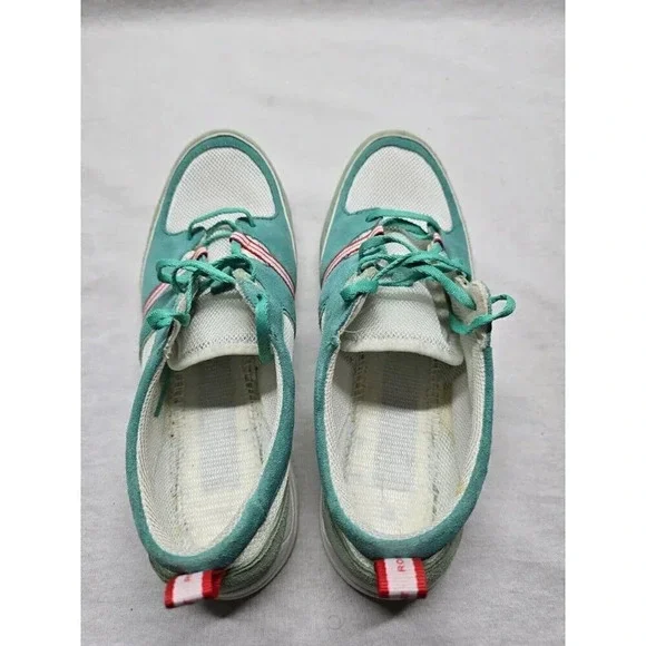 Rockport Walkability Women's Shoes Size 8.5 M White & Turquoise- No Insoles - Picture 9 of 12